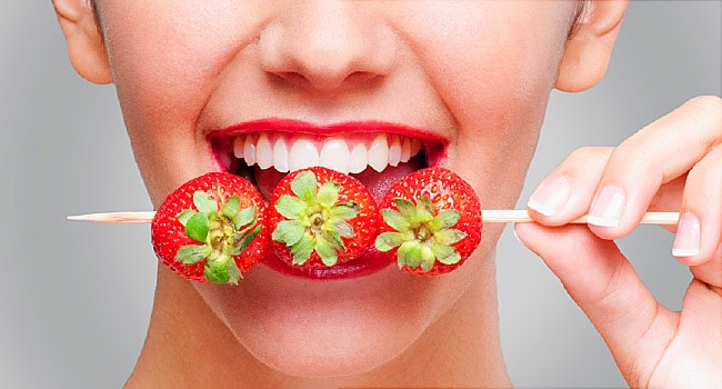 keep your smile with healthy ingredients